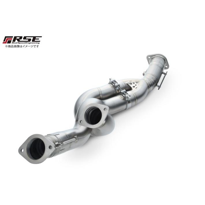 リアルスピード フルチタンフロントパイプ スカイラインGT-R BNR32/BCNR33/BNR34 RB26DETT RB6080-NS05Aの画像