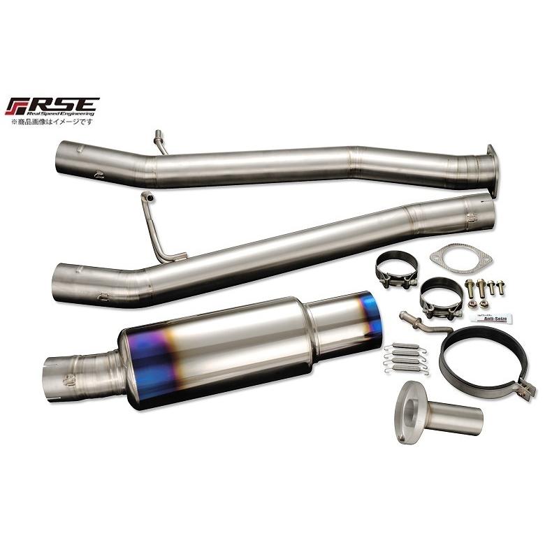 リアルスピード フルチタンマフラーキット インプレッサ WRX STI GDB 
