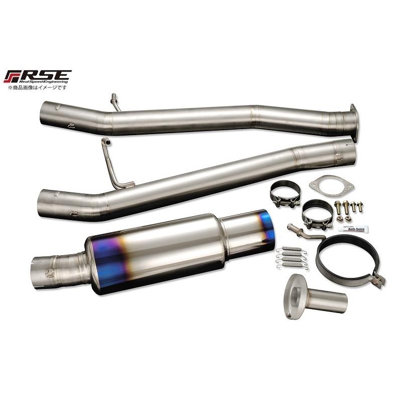リアルスピード フルチタンマフラーキット インプレッサ WRX STI GRB 