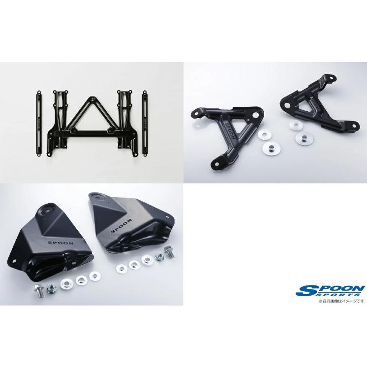 SPOON スプーン スティッフプレートフロント＆ステアリングスティッフ