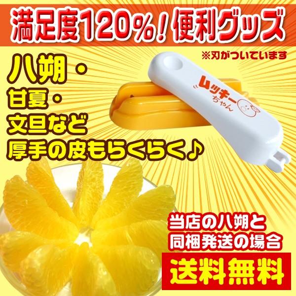柑橘の皮むき機 はっさくや甘夏・文旦などにおすすめ ムッキーちゃん