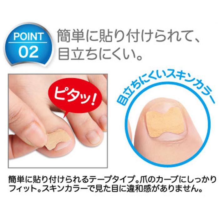 メール便送料無料】 巻き爪リフト 日本製 60枚入り 巻き爪テープ 巻き