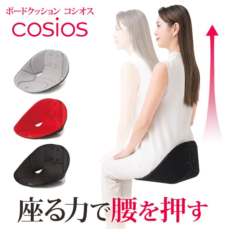 ボードクッション コシオス 背もたれ付きクッション 姿勢矯正 座る力で