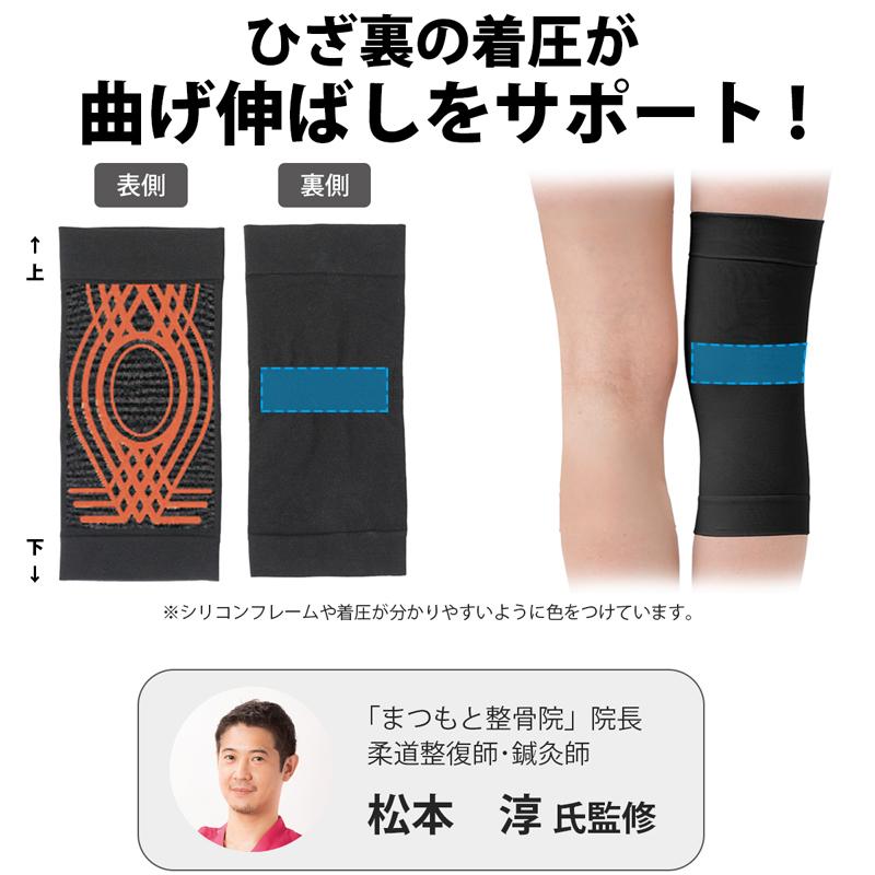膝サポーター 1枚入り 薄手 薄型 高齢者 保温 女性 レディース メンズ