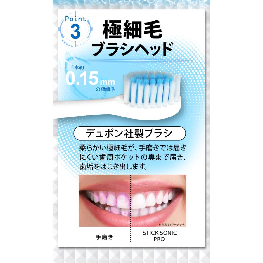 音波歯ブラシ 選べる3色 6モード USB 充電式 IPX7 防水設計 替えブラシ
