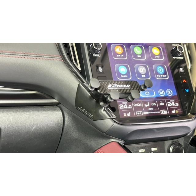 K2GEAR スマホ・ホルダーB type左側 スバル レヴォーグ：VN系 WRX・S4
