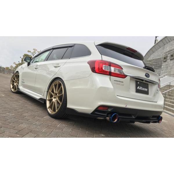 リアアンダーtype1：3点セットFRP半艶消しBK塗装済品：レヴォーグVM系