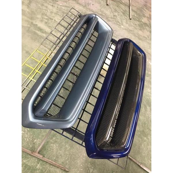 レヴォーグVM4/VMG用フロントグリルtype2：FRPグリル+FRPルーバー