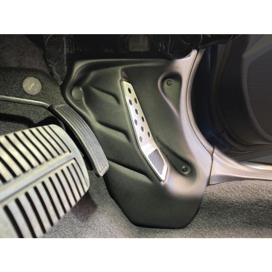 スバル車用右脚フットレストKit type2 K2GEAR 右足用フットレストキットtype2 デコシート1枚付き : K2GEAR