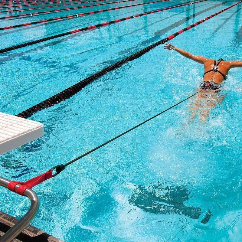 【中古】 Soltec‐swim(ソルテック) 水泳用 トレーニングチューブ ロングベルトスライダー 25M 201509 グリーン M(男子高校生・  トレーニングチューブ