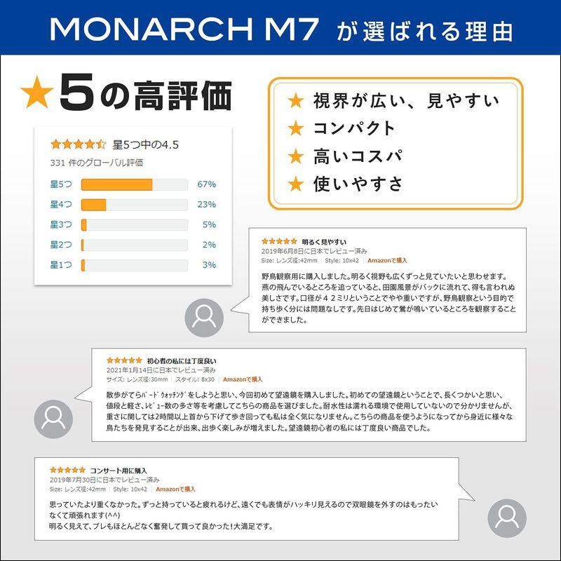 中古 Nikon 双眼鏡 モナークM7 10x42 ダハプリズム式 10倍42径 MONARCH M7 10x42 コンサート/旅行/バードウォッ 【UOI1140863336】(40490円)