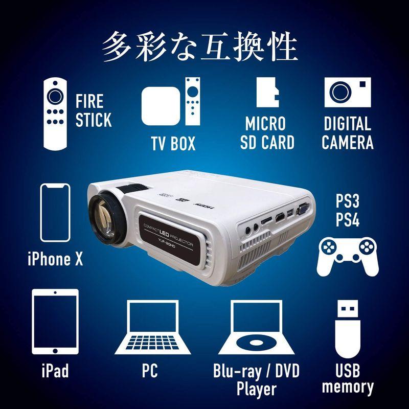 新品、未使用】YLP-350FHDR ホームプロジェクター 山善 キュリオム