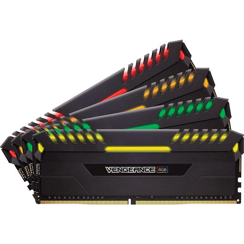 【メール便】 Corsair Vengence シリーズ RGB LED搭載 DDR4 3466Mhz ハイエンドメモリーモジュール 32GB(8GBx4 【IQY7766725877】(27565円)