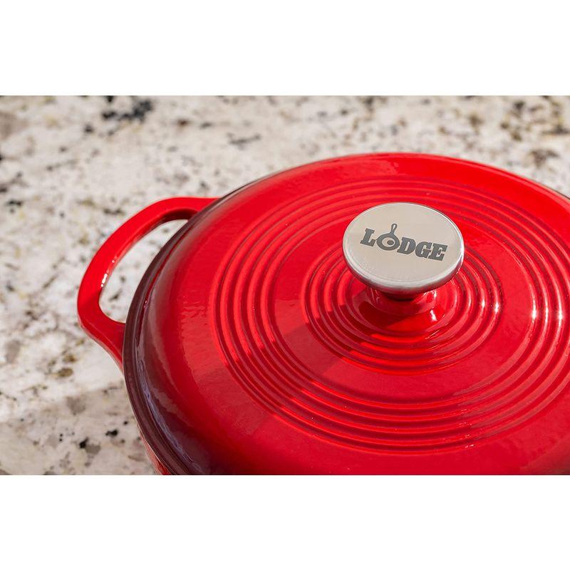 【訳あり・新品】 LODGE(ロッジ) エナメルダッチオーブン EC3D43 レッド 3qt 【2487782081】(12985円)