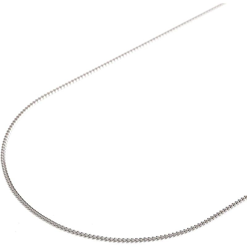 【限定品】 18金 喜平 ネックレス チェーン 2面 50cm 細い 幅1.2mm ホワイトゴールド K18 18K 【2612097924】(13635円)