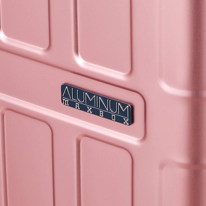 【まとめ売り】 エー・エル・アイ スーツケース ハードキャリー Aluminum MAXBOX 機内持ち込み可 35L 4.1kg ピンクゴールド 【SK8274463458】(29368円)