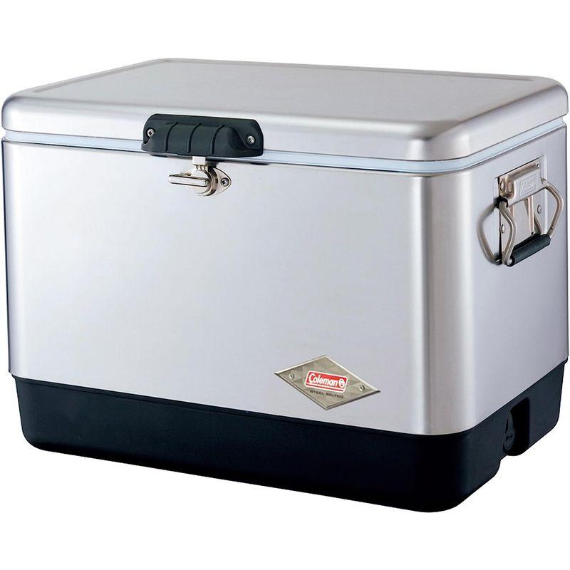 コールマン クーラーボックス 54QTスチールベルトクーラー シルバー 3000001343 クーラーボックス 54QTスチールベルトクーラー シルバー