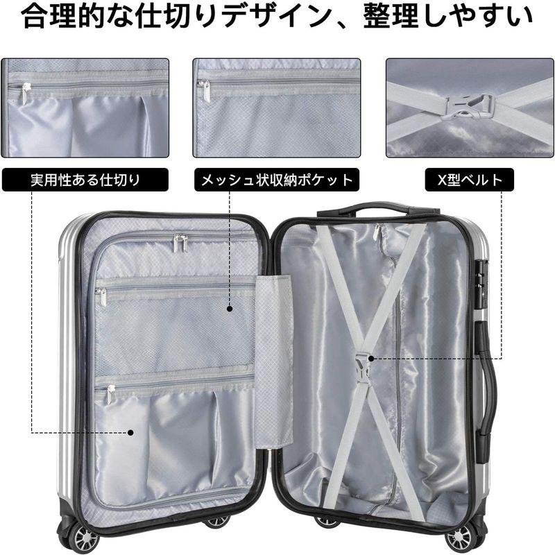 VARNIC スーツケース キャリーケース キャリーバッグ 機内持込 TSAダイヤル式ロック 耐衝撃 大型 超軽量 静音ダブルキャスター 旅 スーツケース キャリーケース キャリーバッグ 機内持込 TSAダイヤル式ロック 耐衝撃 大型 超軽量 静音ダブルキャスター 旅