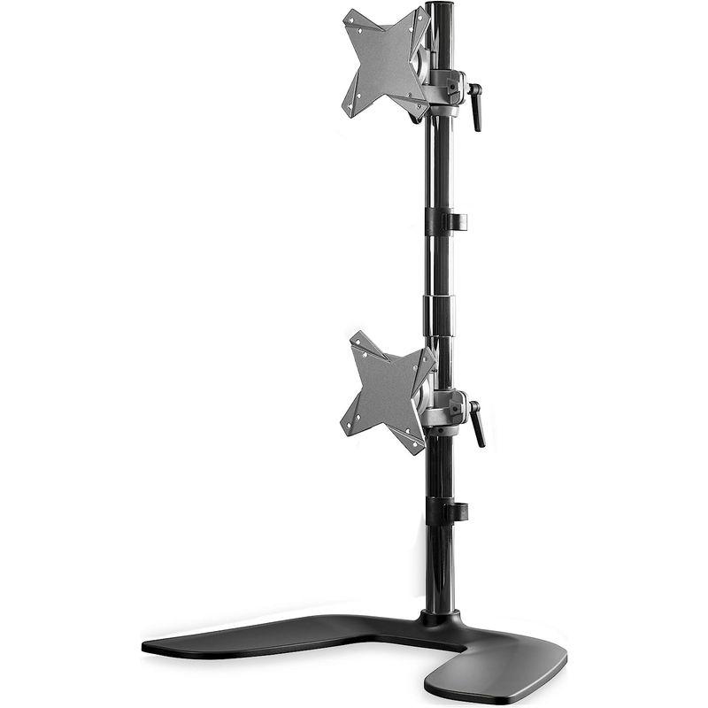 StarTech.com 液晶モニタースタンド 上下2面 アルミ製 最大27インチVESA規格ディスプレイに対応 高さ位置調整可能 ARMD com 液晶モニタースタンド 上下2面 アルミ製 最大27インチVESA規格ディスプレイに対応 高さ位置調整可能 ARMD