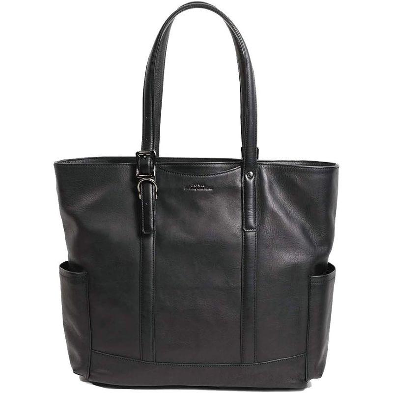 「人气商品」 JOYA 本革トートバッグ 横型 BLACK J4705 【W2508598212】(13099円)
