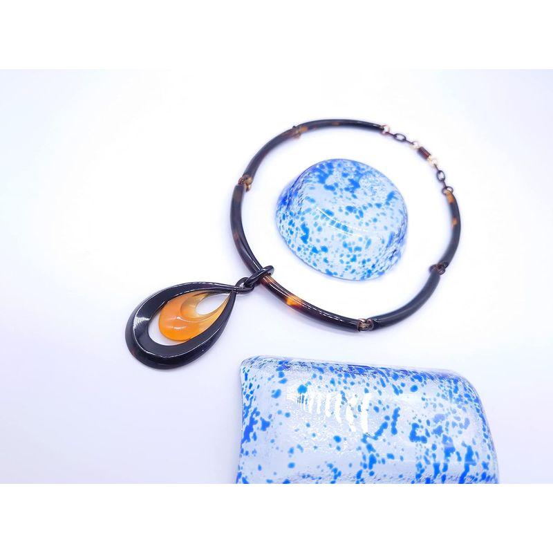 ✨美品✨ 天然工房 べっこう屋さん 本べっ甲 バラフ 白甲 デザイン ペンダント ネックレス （pe-034） 【A1251816908】(44431円)