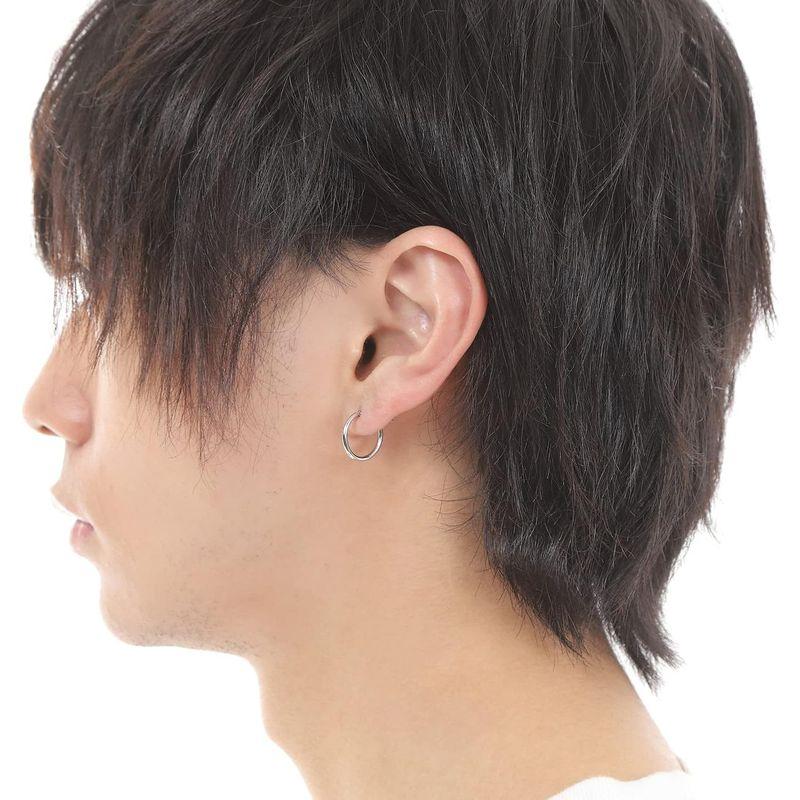 ハッピーグッツショップ プラチナ フープ ピアス 1.5×15mm 両耳 Pt900 レディース メンズ pi-pt-ho1515-w プラチナ ピアス 両耳 Pt900 フープ 5×15mm レディース メンズ pi pt ho1515 　