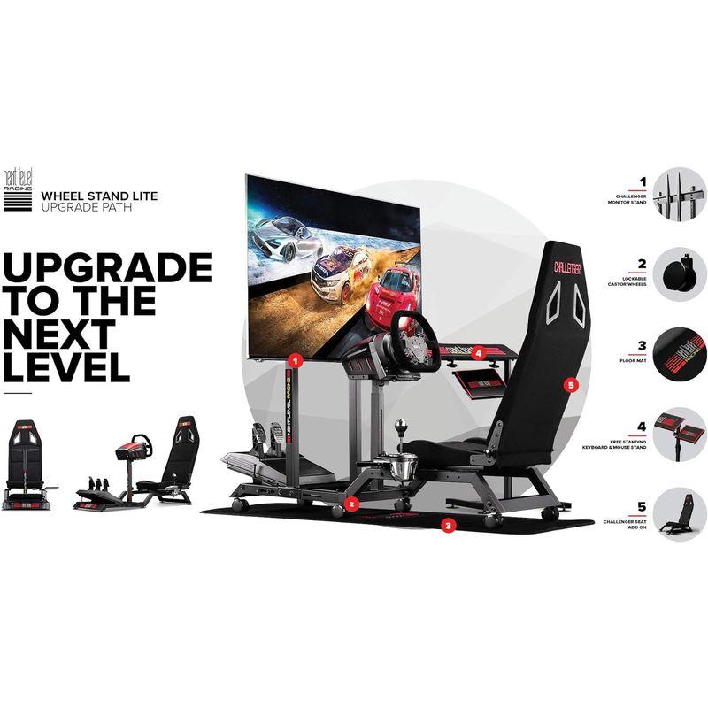 Next Level Racing ステアリングコントローラー対応(Thrustmaster、Fanatec、Logitech) Wheel Level Racing ステアリングコントローラー対応 Thrustmaster Fanatec Logitech Wheel 角度を調整可能
