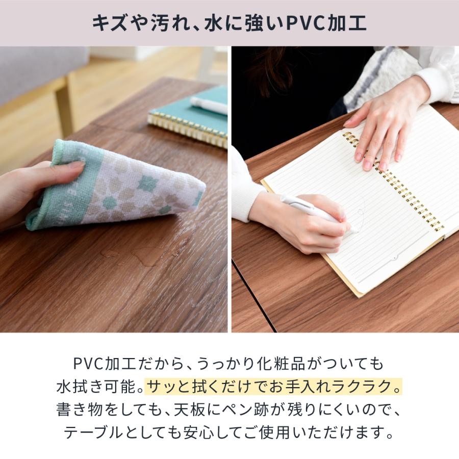 JK-PLAN 「10%OFFクーポン」ドレッサーテーブル ロータイプ 白