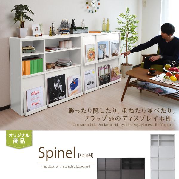 JK-PLAN（ジェイケイ・プラン） ディスプレイラック 本棚 フラップ扉