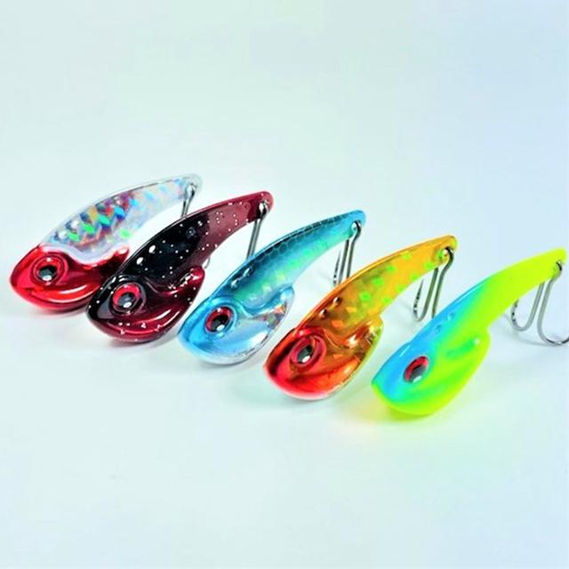 ルアー バイブレーション 黒鯛用 5色セット 40mm 10g ダブルフック ちぬ クロダイ アジ メバル Llure K3 Shop 通販 Yahoo ショッピング
