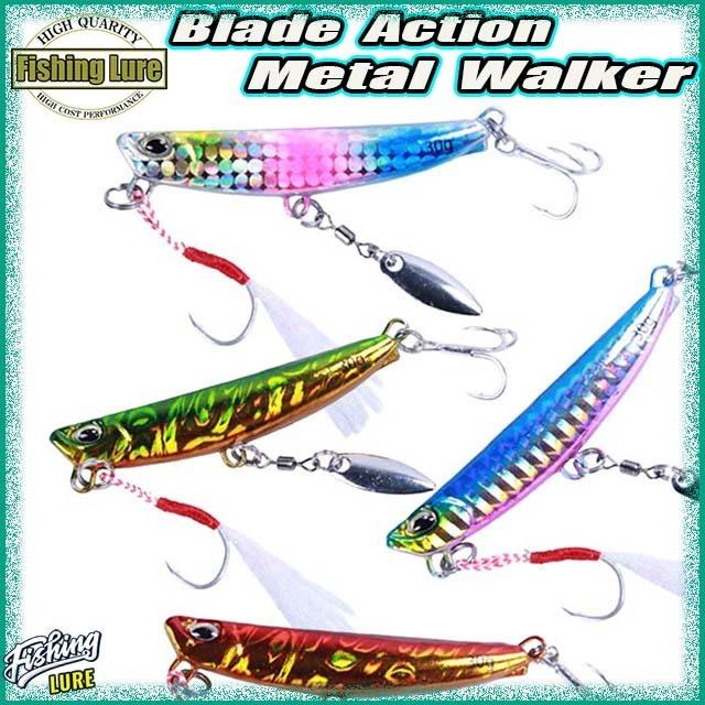 ルアー ジグ メタルジグ g 30g 40g メタルジグセット メタル フリッパー ブレード付 16 Lure2131 K3 Shop 通販 Yahoo ショッピング