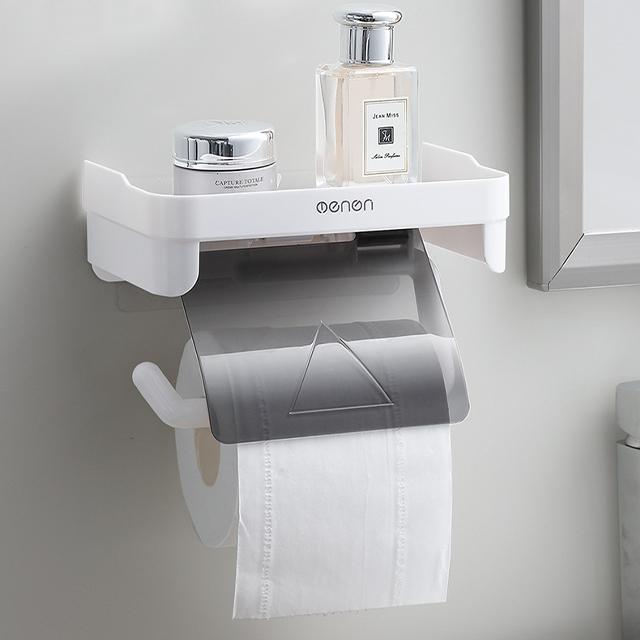 トイレットペーパーホルダー 簡単取付 穴空け不要 シングル 天板 トイレットペーパーホルダー 簡単取付 穴空け不要 シングル 天板