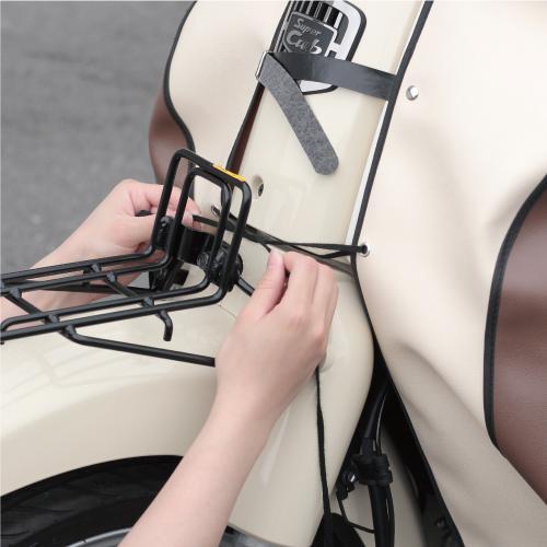 MARUTO（マルト） バイク レッグシールド付き カブ用防寒ひざあて