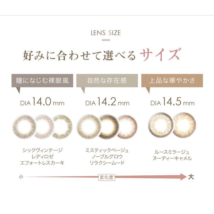 【3箱セット】カラコン ワンデー レリッシュ 度あり 度なし 度入り 1箱10枚 14.0 14.2 14.5  LALISH 1day ナチュラル カラーコンタクト カラーコンタクトレンズ｜k7craft｜04