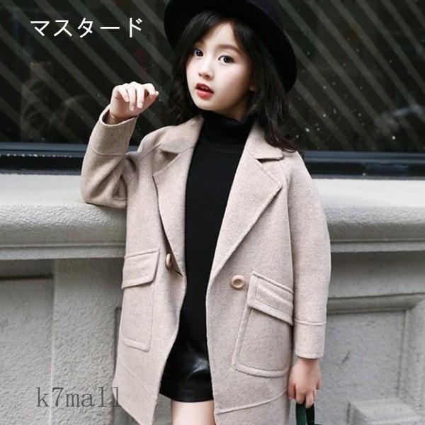 キッズ コート 女の子 ロングコート 女の子 トップス アウター 防寒 冬服 韓国子供服 コート ジュニア服 エレガント スウィート 全3色 1 160cm Www Unipymes Com