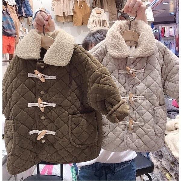 襟付き Pコート 裏ボア ジャケット ボアコート コート 19 大きいボタン チェスターコート 子供服 アウター 冬服 女の子 ベビージャケット 裏起毛 厚手 Www Fakfakkab Go Id