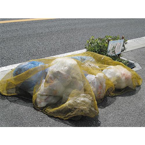 カラス対策　忌避剤　カプサイシン　3×4m　×6個（送料無料）　ゴミかぶせネットゴミかぶせネット