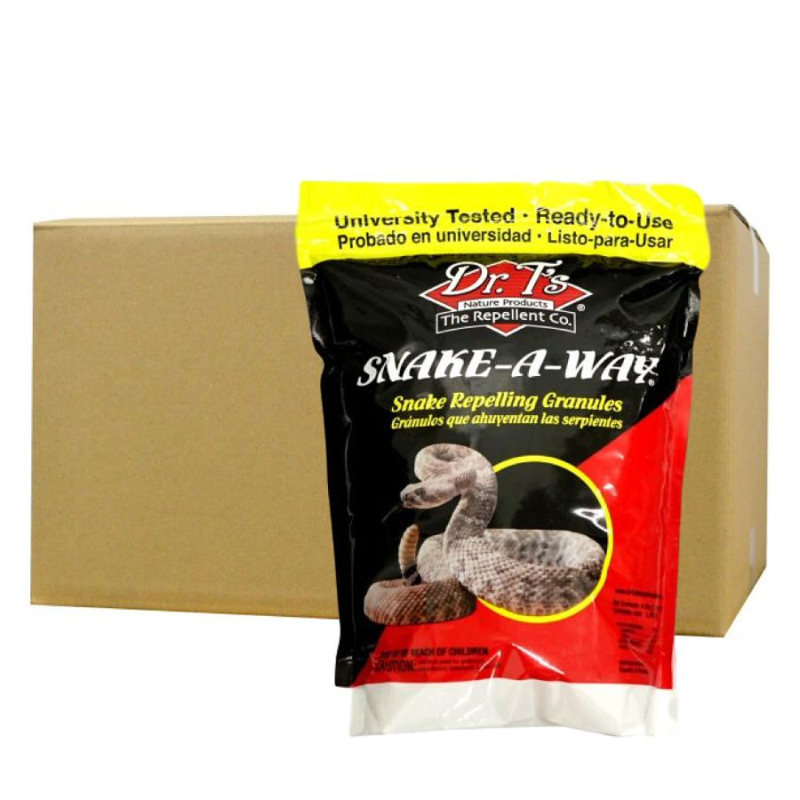 蛇 ヘビ 忌避剤 スネークアウェイ 1.8kg×6袋 ヘビを追い払う アメリカEPA 環境庁 認可 毒蛇にも効果（送料無料）