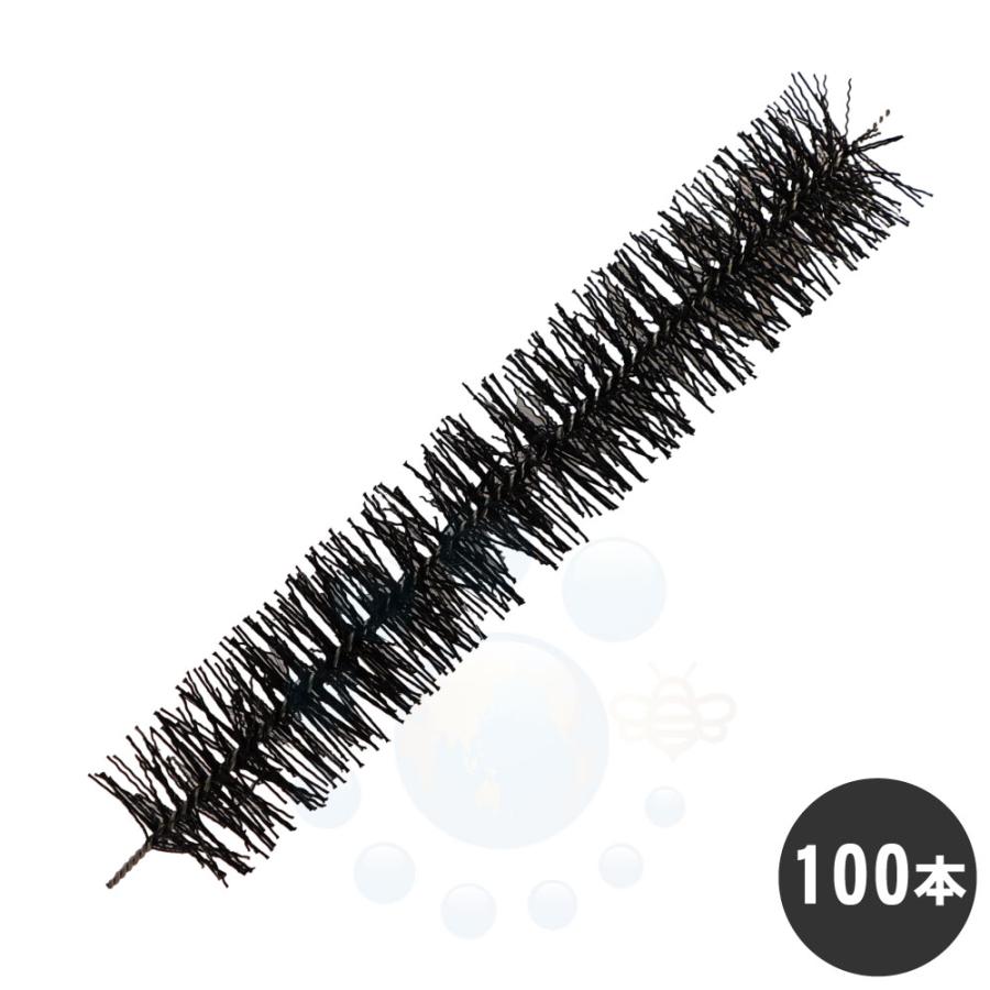 ネズミ対策用ブラシ 防鼠ブラシ ブラック×100本 防そブラシ ネズミ侵入防止 ネズミよけ 小動物 ケース販売 | ブランド登録なし