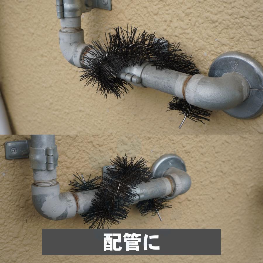 ネズミ対策用ブラシ 防鼠ブラシ ブラック×100本 防そブラシ ネズミ侵入防止 ネズミよけ 小動物 ケース販売 | ブランド登録なし | 04