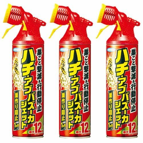 ハチ アブバズーカジェット550ml×3個 : DIY 自分で出来る害虫駆除