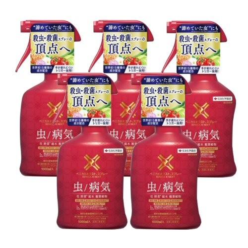 KINCHO園芸 ベニカXネクストスプレー 1000ml×5本 草花 観葉 花木 庭木