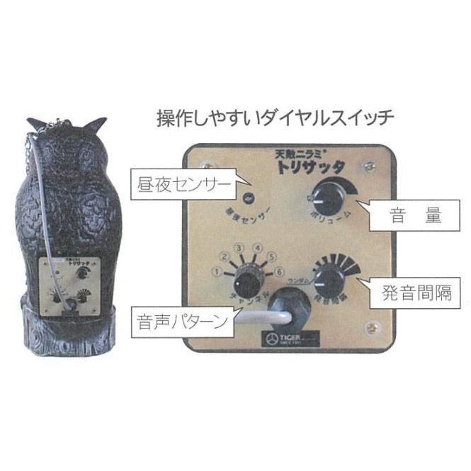 タイガー（TIGER） 鳥よけ トリサッタ TTN-T5 天敵ニラミ 日本製