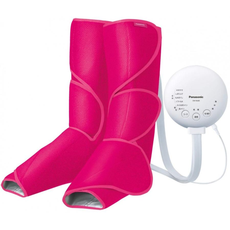 パナソニック エアーマッサージャー レッグリフレ 温感機能搭載 ルージュピンク EW-RA88-RP