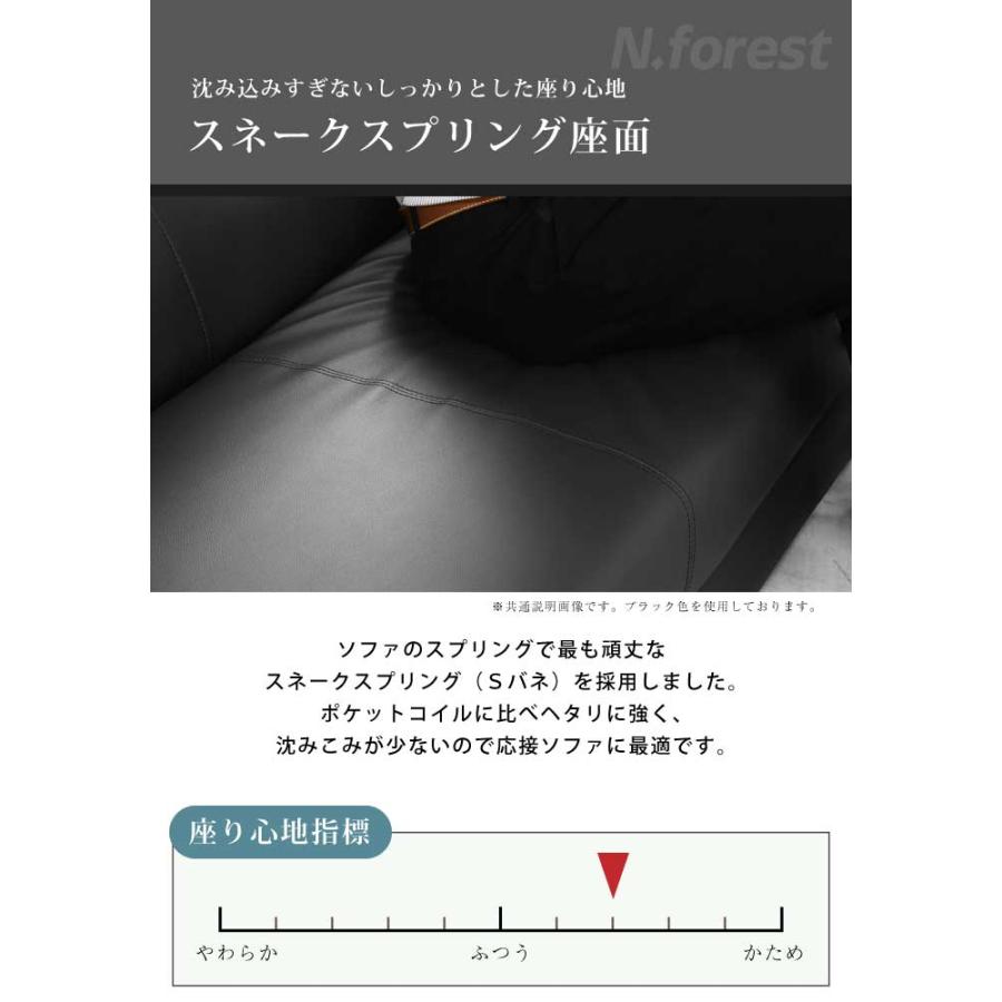 法人宛 送料無料 ソファ3点セット オフィス 応接ソファーセット シンプル 肘付き 搬入楽々コンパクト PVCレザー張り 1人掛け 3人掛け グレー_4