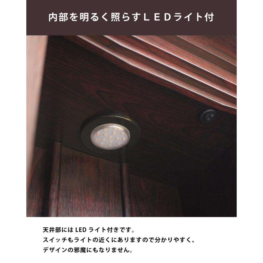ミニ仏壇 家具調仏壇 14号 LEDライト付き 幅36cm 手元供養 和 ミニ仏壇 家具調仏壇 14号 LEDライト付き 幅36cm 手元供養 和