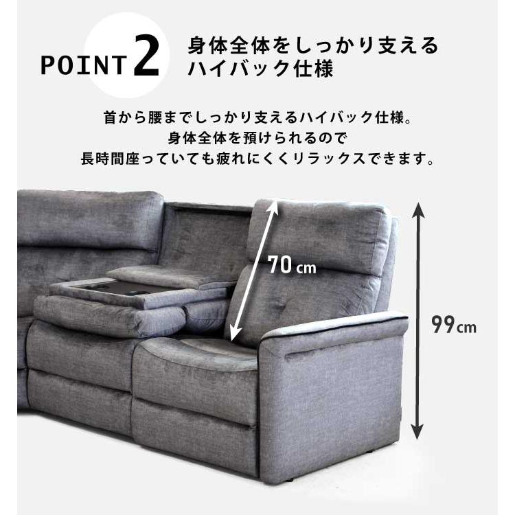 ソファセット 電動 コーナーソファ コーナーソファ5点セット 5人 エコ