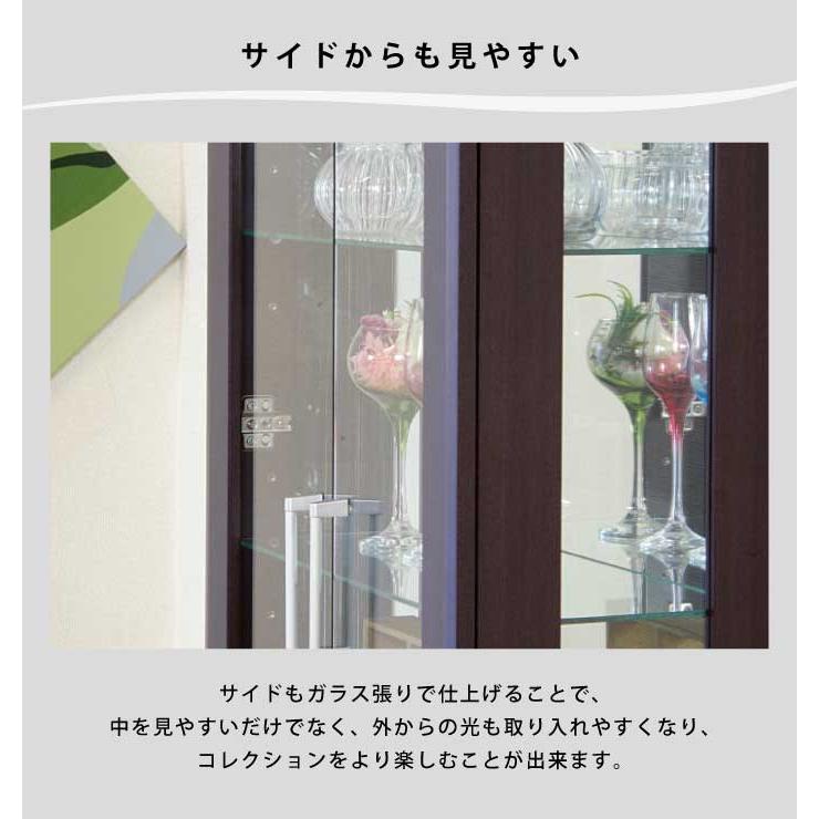 コレクションボード 家具調キャビネットコレクションケースガラス