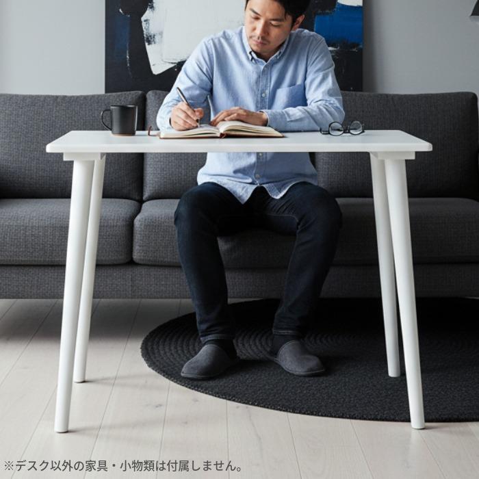 3色より[新品]デスク 幅90cm 奥行50cm 天然木 木製 パソコンデスク