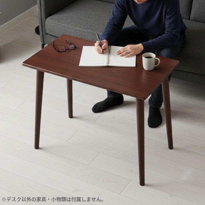 3色より[新品]デスク 幅90cm 奥行50cm 天然木 木製 パソコンデスク